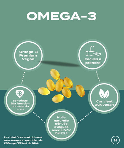 Omega-3 vegan - capsules